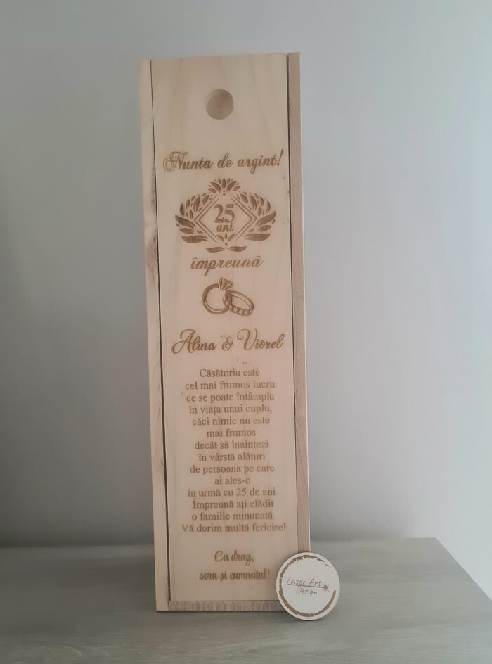 cutie de vin personalizata